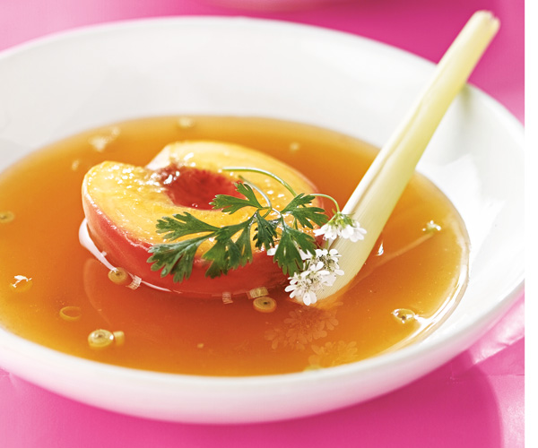 Easy dessert recipe Peach soup