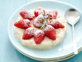 Easy recipe: Strawberry rice pudding