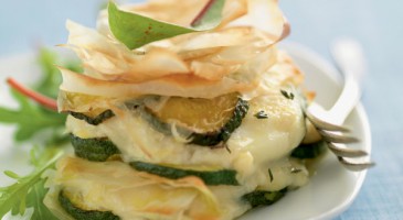 Easy recipe: Zucchini and goat cheese mille-feuille
