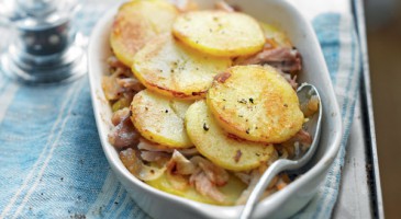 Easy recipe: Potato gratin with chicken