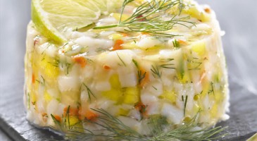 Christmas recipe : Scallop tartare with mango