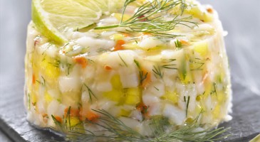 Christmas recipe : Scallop tartare with mango