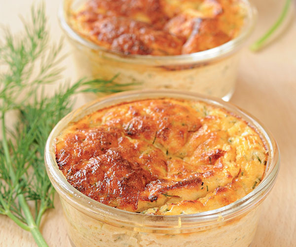 Quick recipe blue cheese soufflés