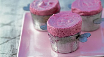 Dessert recipe: Frozen blackberry soufflés