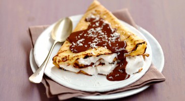 Easy recipe: Choco-coco crêpes