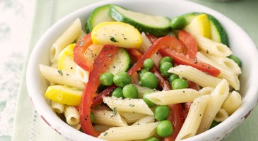 Healthy recipe: Penne salad with vegetables