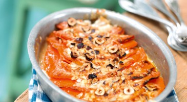 Quick recipe: Pumpkin and hazelnut gratin