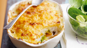Easy recipe: Fish and vegetable gratin