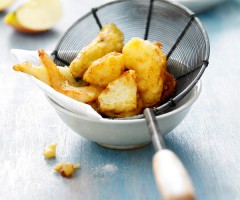 Easy dessert recipe: Fruits in tempura batter