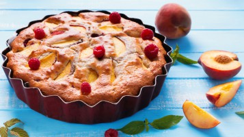 Fruit dessert recipe: Peach raspberry shortcake