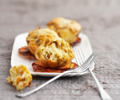 Starter recipe: Onion and bacon madeleines