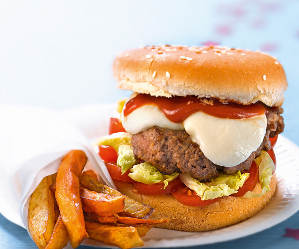 Gourmet recipe Italian burger
