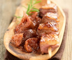 Easy recipe: Duck skewers with spiced figs