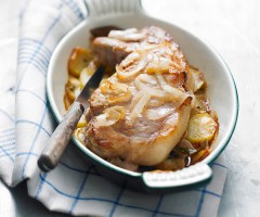 Easy recipe: Pork chop with potato boulangère