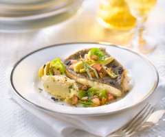 Fish recipe: John Dory fillet with artichoke mousseline
