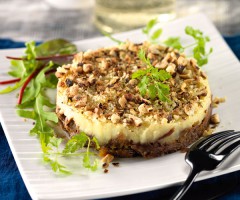 Gourmet recipe: Beef parmentier with parsnips and hazelnuts