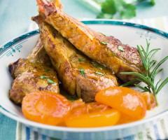Gourmet recipe: Lamb chops with apricots