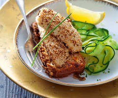 Fish recipe: Sesame and gingerbread sea bream fillet