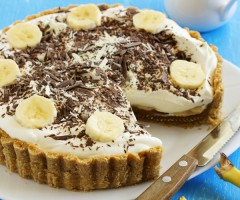 Easy dessert recipe: Chocolate banana tart