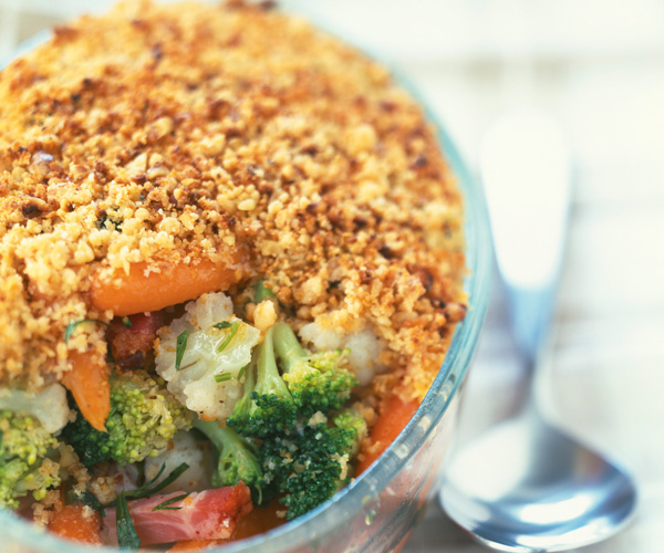 Easy recipe Vegetable crumble
