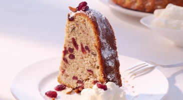Gourmet recipe: Cranberry cake