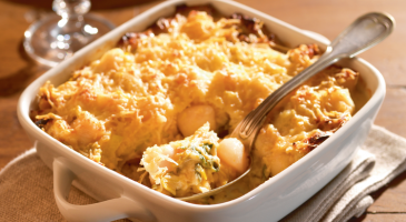 Easy recipe: Scallop and leek gratin