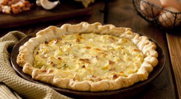Easy recipe: Bacon and leek quiche