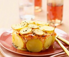 Easy recipe: Potato charlotte with salmon