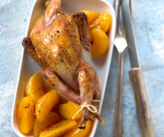 Gourmet recipe: Quail with clementines