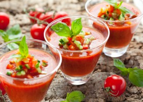 Easy starter: Red gazpacho
