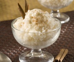 Classic dessert: Rice pudding