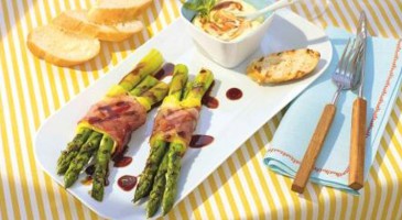 Easy starter recipe: Barbecued marinated asparagus