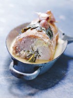 Gourme trecipe: Roast pork in milk and rosemary