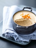 Dessert recipe: Coffee mousse and candied orange peel