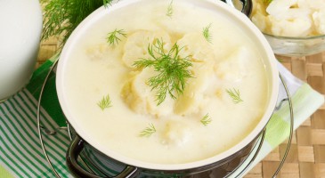 Starter recipe: Cauliflower cream soup