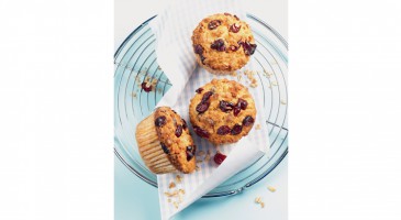 Gourmet recipe: Muesli cranberry muffins