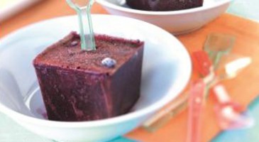 Sweet recipe: Blueberry popsicles