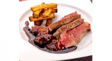 Gourmet recipe: Beef rib with red wine sauce