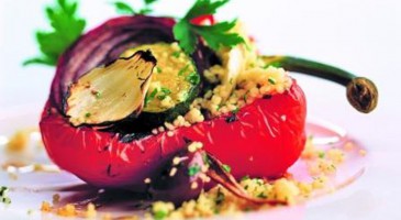 Easy recipe: Stuffed pepper with tabbouleh