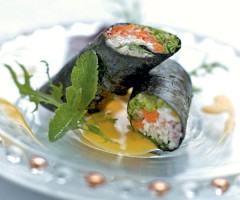 Asian recipe: Spring roll maki