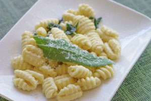 Gourmet recipe: Gnocchi with sage butter