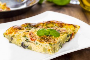 Spanish recipe: Spanish omelet with vegetables