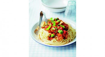 Gourmet recipe: Spaghetti with tomato sauce and tuna