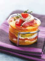 Appetizer recipe: Tomato and red mullet terrine