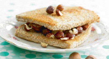 Snack recipe: Hazelnut sandwich