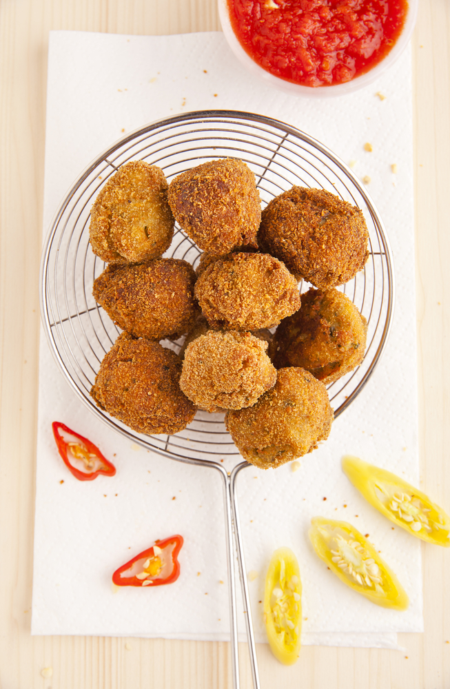 Gourmet recipe Eggplant and gruyere balls