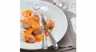 Fish recipe: Scallops with grapefruit syrup