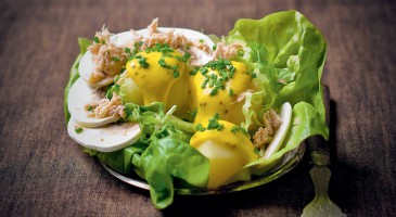 Salad recipe: Tuna salad with potatoes and turmeric sauce