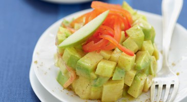 Starter recipe: Curried avocado and green apple tartare