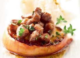 Gourmet recipe: Lamb with apples